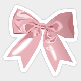 pink bow Sticker